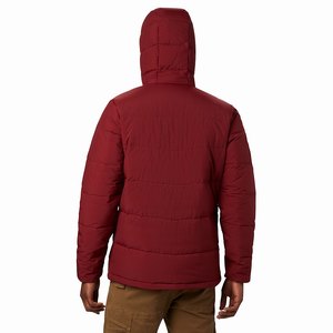 Columbia Lone Fir 650 TurboDown™ Hooded Jacka Herr Röda (IJFSD2047)